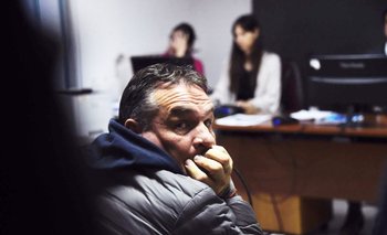 Alejandro Astesiano durante la audiencia de formalización en su contra a fines de setiembre