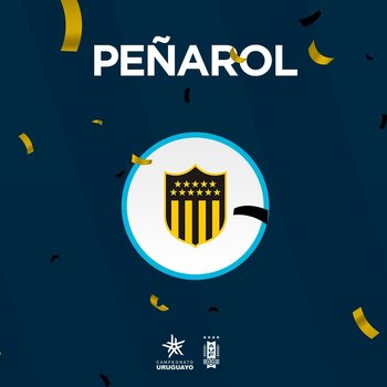 La imagen de la AUF para saludar a Peñarol