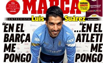 Luis Suárez en una nueva tapa del principal diario deportivo español