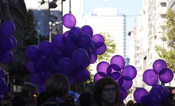Foto de archivo. Marcha del 8M, en Montevideo