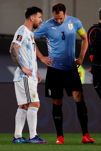 Messi y Godín