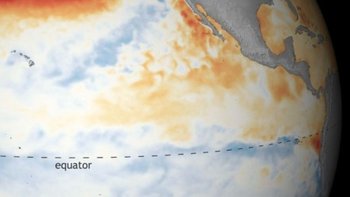 Los expertos han detectado una disminución de la temperatura en el Pacífico.