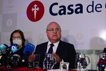 Alberto Iglesias, presidente de Casa de Galicia. La institución reclama acceder a un fideicomiso por US$ 12 millones