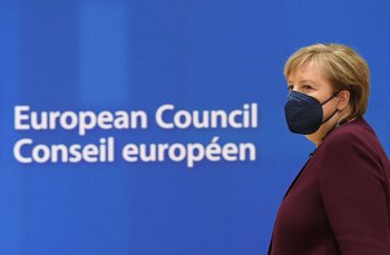 Angela Merkel durante su última cumbre europea
