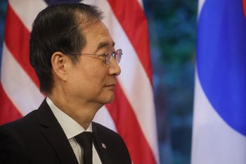 El primer ministro de Corea del Sur, Han Duck-soo, en setiembre de 2022