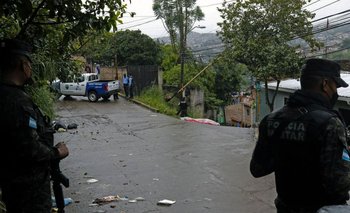 Escena del crimen en Honduras (foto archivo)