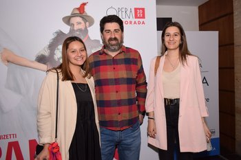 Paula Bruno, Andres Novellino y Florencia Landi