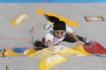 La atleta iraní Elnaz Rekabi