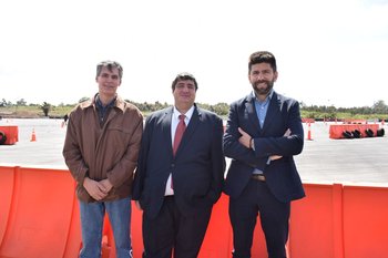 Mauricio Viera, Sebastian Lattanzio y Martin Piñeyro