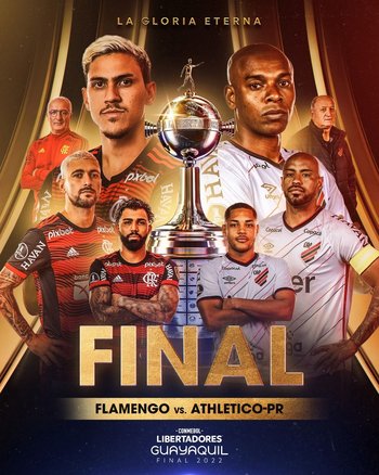 Flamengo y Athletico Paranaense definirán la Copa Libertadores 2022 en la final única en Guayaquil