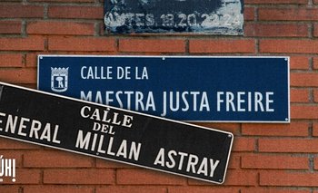 En 2017, la calle General Millán de Astray pasó a llevar el nombre de la maestra republicana Justa Freire