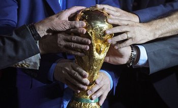 El trofeo de la FIFA