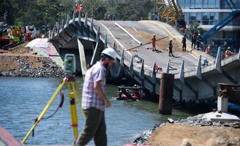 Reparación del puente de La Barra