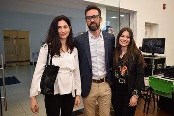 María Ortiz, Juan Ciapessoni y Gimena Armand Ugón