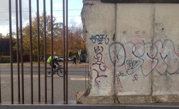 El  Muro de Berlin, emblema de la Guerra Fría. 