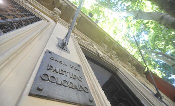 La sede del Partido Colorado de Martínez Trueba