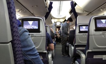 Si bien el aforo no está regulado, la mayoría de los vuelos viajan con asientos vacíos 