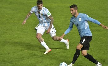 Rodrigo Bentancur fue la figura de Uruguay ante Argentina