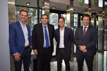 Leonardo Maccio, Santiago Mercant, Gonzalo Giambruno y Sebastian Risso