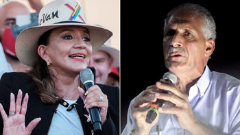 Xiomara Castro y Nasry Asfura son los principales candidatos a la presidencia