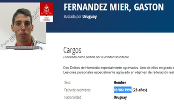 Gastón Fernández Mier, requerido por Interpol