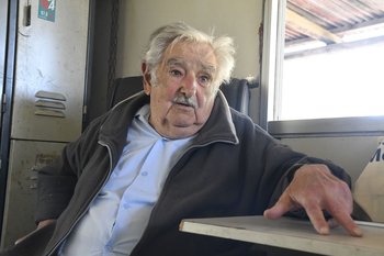 José Mujica durante la entrevista con El Observador