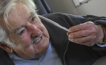 José Mujica durante la entrevista con El Observador