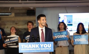 Joe Vogel representará a las ciudades de Rockville y Gaithersburg como delegado en Maryland; foto de julio de 2022