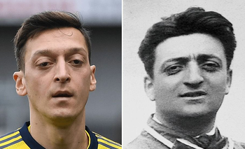 Un parecido que ha dado mucho de qué hablar en internet: Mesut Ozil, futbolista alemán de ascendencia turca, nació en 1988 y Enzo Ferrari, fundador de la escudería Ferrari, nació en Italia en 1898.