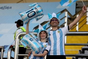 Argentina realizó su entrenamiento a puertas abiertas