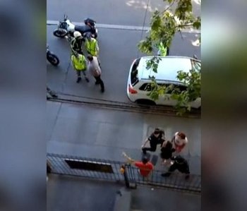 El agresor fue detenido por desacato luego de la agresión al inspector municipal