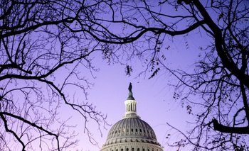 Capitolio de Estados Unidos en Washington DC después de las elecciones de medio término