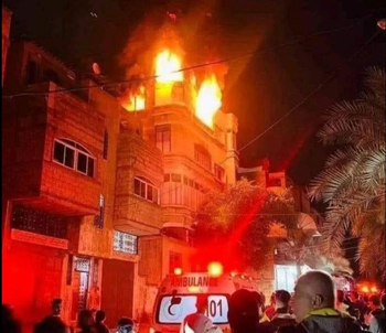 Incendio Agencia Noticias de Palestina