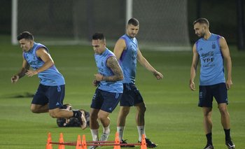 Argentina entrenó sin ningún contratiempo físico