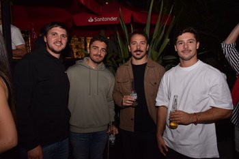Leandro Rivero, Luciano Gelmi, Orson Figueroa y Felipe Ramírez.