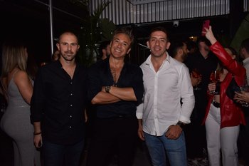 Agustín Duarte, Maxi Chucarro y Pablo Costa.