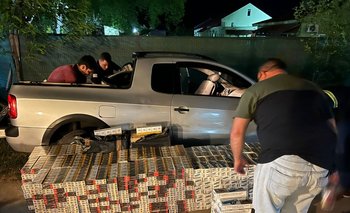 La camioneta interceptada en Durazno llevaba 720.000 unidades de cigarrillos