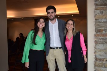 Silvina Rodríguez, Tomas González y Daihana de Martini