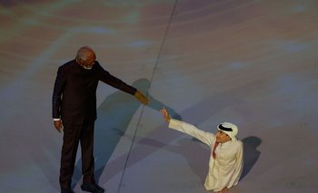Morgan Freeman y Ghanim Al-Muftah