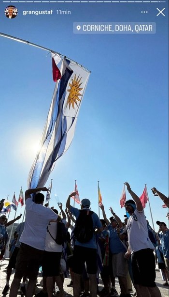 Uruguay estrenó  nueva canción en el banderazo