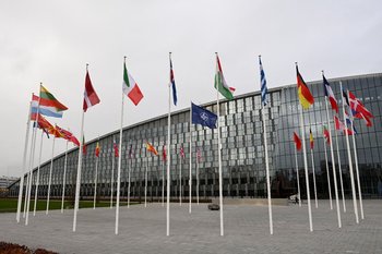 Sede de la OTAN en Bruselas, Bélgica.