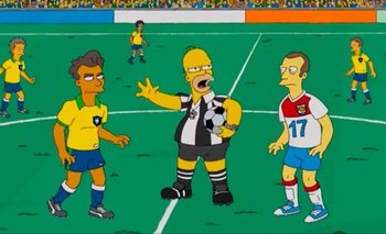 Los Simpson y el fútbol siempre aparecen juntos