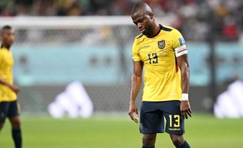 Enner Valencia sufre ante Senegal