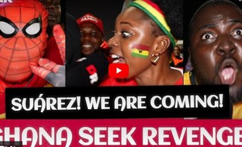 Los hinchas de Ghana quieren revancha ante Uruguay