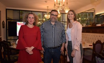 Alva Sueiras, Jaime Clara y Ana Inéz Maranges 