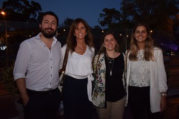 Pablo Casanyes, Gabriela Firpo, Ana Banchero y Florencia Gaggero