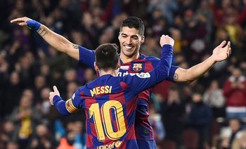 Suárez y Messi en las etapas felices de Barcelona