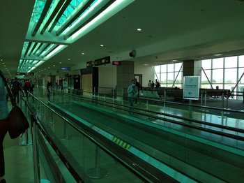 El aeropuerto de Panamá luce mucho más vacío que lo normal