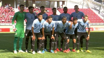 La selección sub 20 de Uruguay en el cuadrangular denominado Copa Raúl Coloma Rivas de Chile 2021