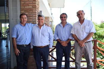 Mauricio Cabrera, Federico Rodríguez, Alejandro Berrutti y Alberto Gallinal.